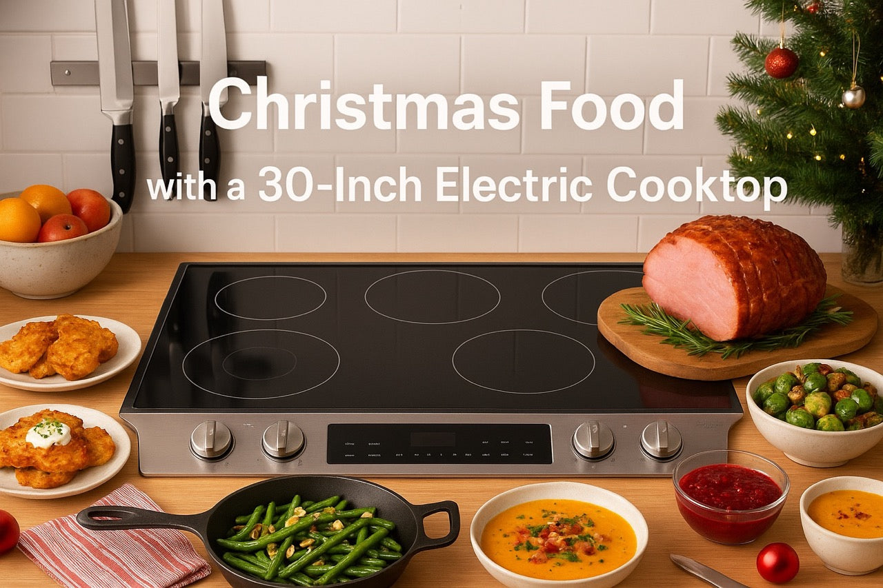 Christmas Food on a 30-Inch Electric Cooktop: The Complete 5-Burner Holiday Cooking Strategy with Menu, Timing, and Burner Layout