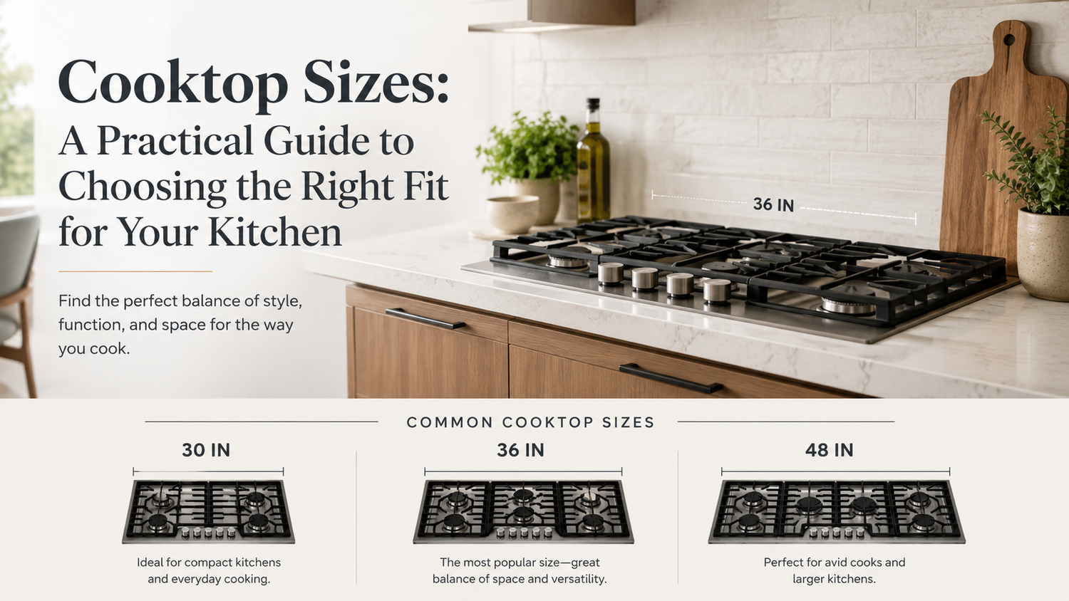 Cooktop Sizes: A Practical Guide to Choosing the Right Fit for Your Kitchen