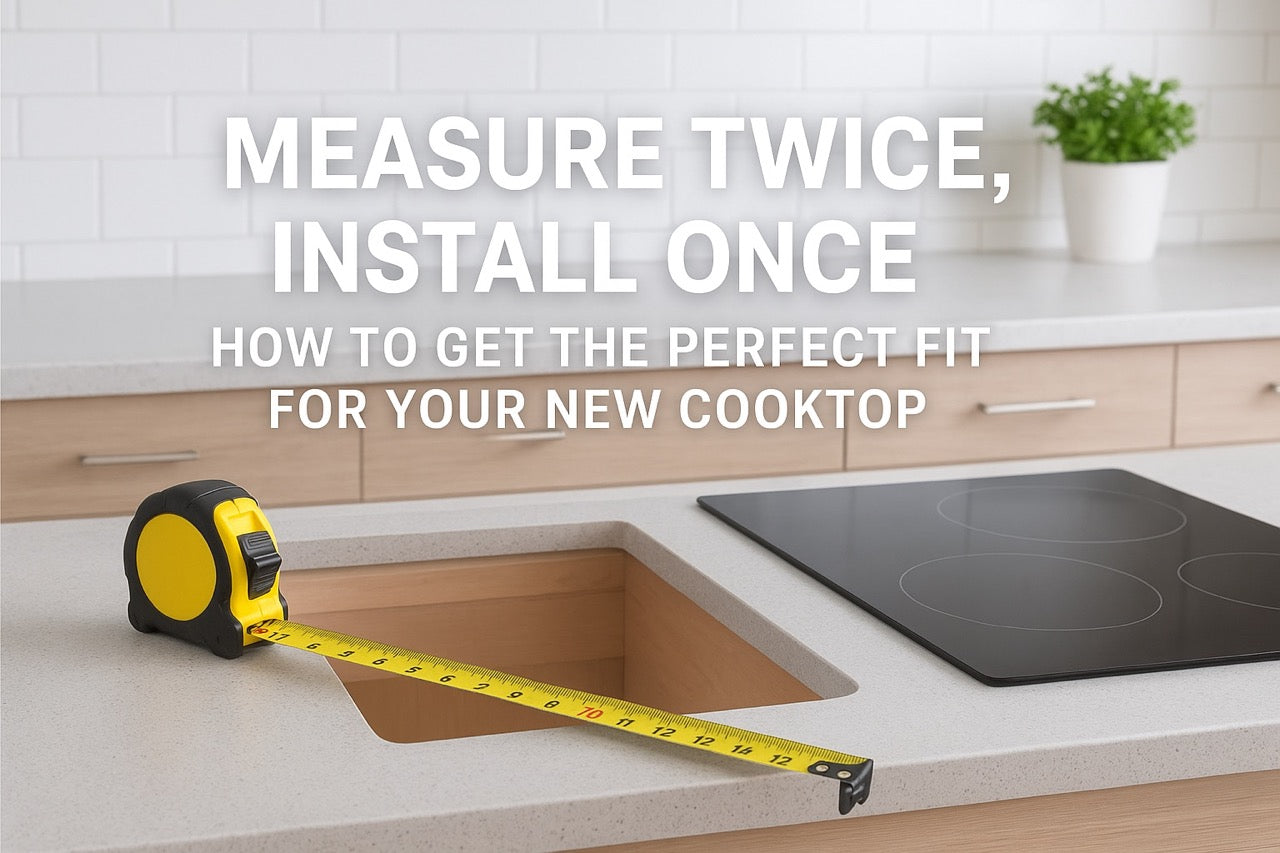 How to Get the Perfect Fit for Your New Cooktop: A Complete Measurement and Sizing Guide