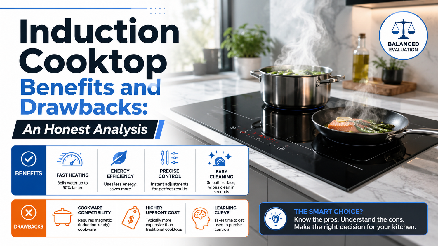 Induction Cooktop Benefits and Drawbacks