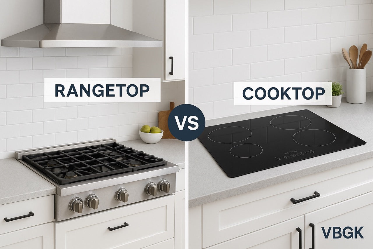 Rangetop vs Cooktop: Complete 2026 Comparison Guide for Your Kitchen