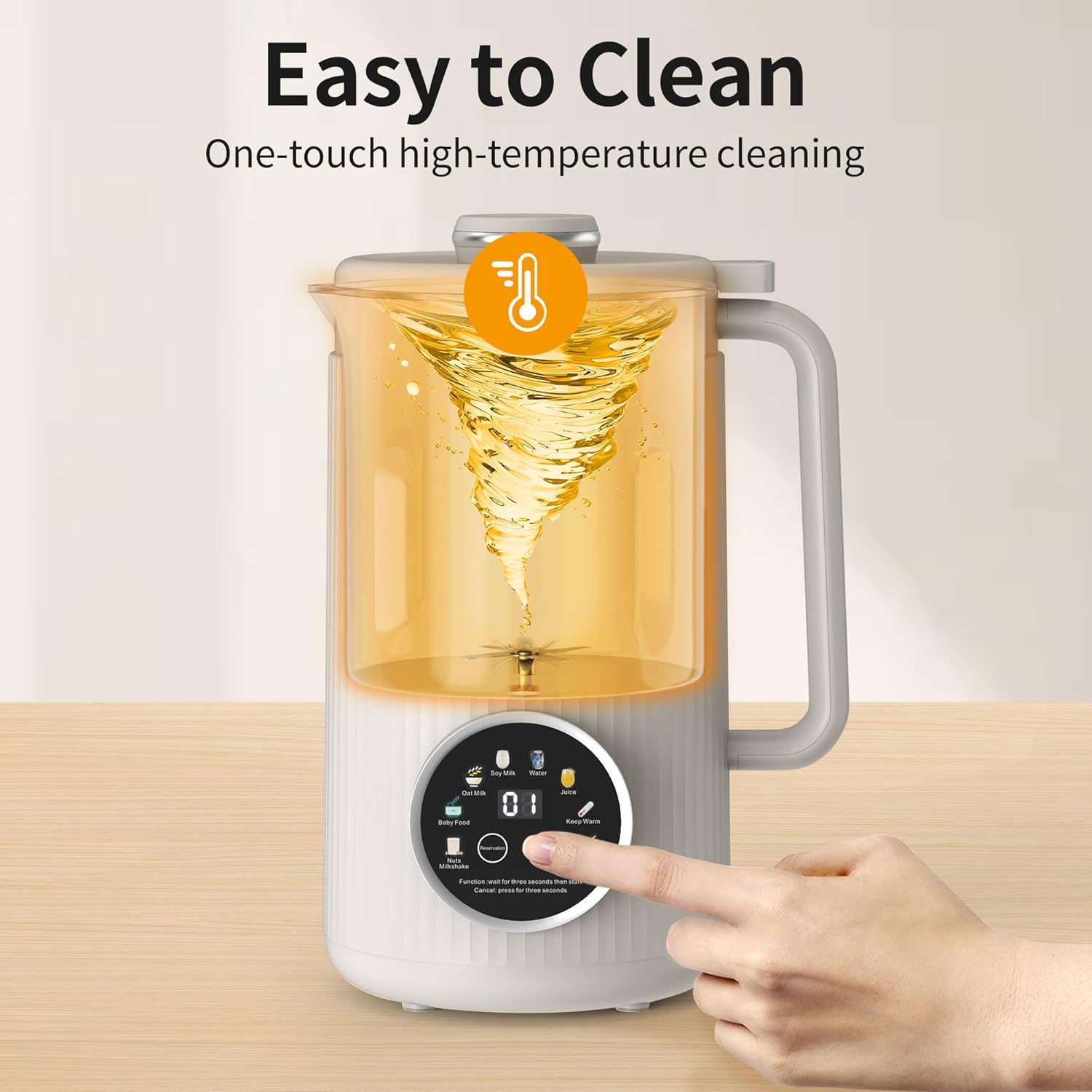 VBGK 35oz Nut Milk Maker Machine,8 in 1 Automatic Nut Milk Maker,Multi-Function Nut Milk Machine