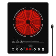 VBGK 11 Inch Portable Electric Ceramic Stove Cooktop 1800w Single Burner Infrared Stove