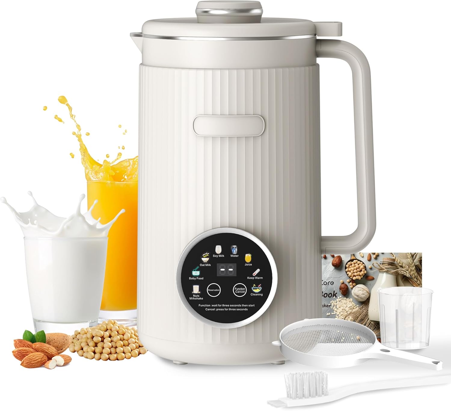 VBGK 35oz Nut Milk Maker Machine,8 in 1 Automatic Nut Milk Maker,Multi-Function Nut Milk Machine
