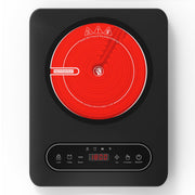 Piano cottura elettrico a fuoco singolo VBGK da 12 pollici, 110V 1800W con controllo touch a LED e blocco di sicurezza per la cucina domestica